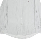 TOMMY HILFIGER Mens White Shirt XL Classic Cotton Long Sleeve Button Formal