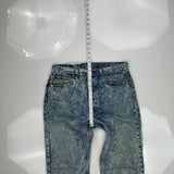 Levis 501 Jeans - 32W 31L Acid Wash Denim