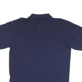 POLO SPORT RALPH LAUREN Mens Navy Blue Polo Tennis Short Sleeve Plain L Cotton