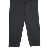 LOTTO Mens Joggers Black M W30 L30 Polyester Drawstring Casual Relaxed Fit