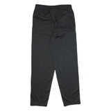 LOTTO Mens Joggers Black M W30 L30 Polyester Drawstring Casual Relaxed Fit