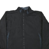 WILSON Mens Black & Grey Zip Jacket XL Polyester Blend Plain Lightweight Casual