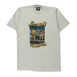 Vintage Training For Bix 7 Screen Stars Graphic T-Shirt - Medium White Cotton Blend