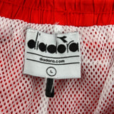 Diadora Joggers - Large Red Polyester