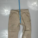 Carhartt Carpenter Trousers - 32W 29L Beige Cotton
