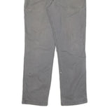 CARHARTT Mens Cotton Blend Grey Relaxed Tapered Trousers W36 L33 Workwear