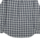 RALPH LAUREN Mens Black & Grey Plaid Cotton Shirt XL Classic Button Down