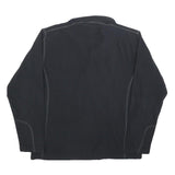 COLUMBIA Mens Black Plain Pullover Crew Neck Basic Knit M Outdoor Layering