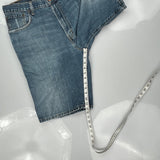 Levis Denim Shorts - 35W 11L Blue Denim