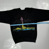 Unbranded Graphic Sweatshirt - Medium Black Cotton