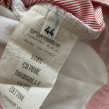 Fendissime Striped Trousers - 28W UK 8 Red Cotton