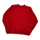 Mickey Mouse Disney Cartoon Sweatshirt - 2XL Red Cotton