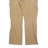 DICKIES Mens Regular Fit Beige Cotton Blend Straight Jeans W34 L30 Workwear Zip