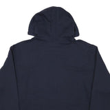 CHAMPION Mens Navy Blue Hoodie L Cotton Blend Pullover Casual Sportswear