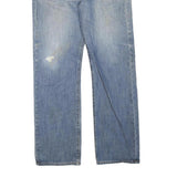 LEVI'S 501 Mens Jeans Blue Regular Straight Denim Light W38 L34 Button Cotton