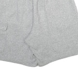 NIKE Mens Grey Casual Shorts S W28 Cotton Blend Relaxed Fit Logo Pocket