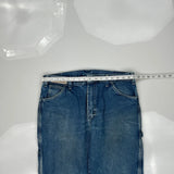 Dickies Carpenter Jeans - 32W 29L Blue Cotton