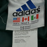 Adidas Track Pants - Large Green Nylon