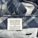 Wrangler Checked Cargo Shorts - 36W 11L White Cotton