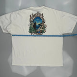 San Juan Hard Rock Cafe T-Shirt - 2XL White Cotton