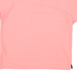 NAUTICA Mens Pink Short Sleeve Plain Polo Shirt M Classic Fit Comfortable