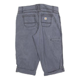 CARHARTT Womens Shorts Blue Casual M W32 Cotton Blend Workwear Relaxed Fit