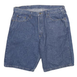 WRANGLER Mens Blue Denim Casual Shorts L W36 Classic Cotton Summerwear