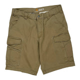 Carhartt Cargo Shorts - 32W 10L Khaki Cotton