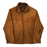 Tommy Hilfiger Leather Jacket - XL Brown Leather