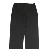 ODLO Womens Black Regular Fit Straight Leg Cotton Blend Trousers W28 L29 Casual