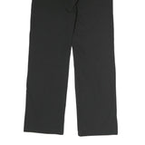 ODLO Womens Black Regular Fit Straight Leg Cotton Blend Trousers W28 L29 Casual