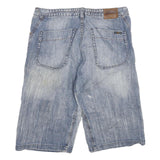 BIG TRAIN Mens Denim Blue Casual Shorts XL W34 Cotton Blend Relaxed Fit