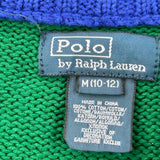 Age 8-9 Polo By Ralph Lauren 1/4 Zip - Medium Blue Cotton