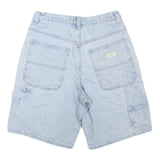 ROUTE 66 Mens Shorts Blue Denim Workwear Style M W30 Casual Cotton Blend