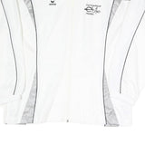 ERIMA Womens White & Grey Outdoor Jacket UK 18 Polyester Blend Woven Plain Zip