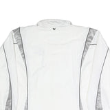 ERIMA Womens White & Grey Outdoor Jacket UK 18 Polyester Blend Woven Plain Zip