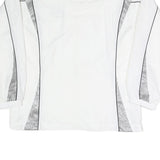 ERIMA Womens White & Grey Outdoor Jacket UK 18 Polyester Blend Woven Plain Zip