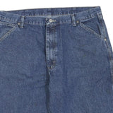 WRANGLER Mens Denim Blue Relaxed Casual Shorts L W36 Cotton Blend Workwear