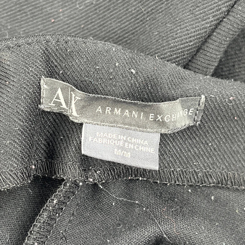 Armani Exchange Leggings - Medium Black Cotton Blend