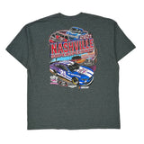 Nashville Superspeedway Nascar T-Shirt - 2XL Gray Cotton Blend