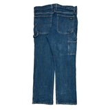 Lee Carpenter Jeans - 36W 32L Blue Cotton Blend