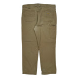 Relaxed Fit Carhartt Carpenter Pants - 38W 30L Khaki Cotton