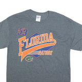 GILDAN Mens Grey Florida Gators Graphic T-Shirt M Short Sleeve Crew Neck