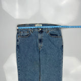 Levis 516 Slim Fit Jeans - 36W 30L Blue Cotton