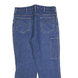 DICKIES Mens Jeans Blue Regular Straight Denim Medium W34 L30 Workwear