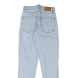 KARL KANI Womens Jeans Blue Regular Skinny Denim Light W30 L33 Stylish Logo