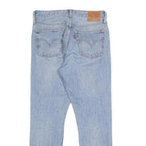 LEVI'S 501S Womens Jeans Blue Slim Skinny Denim Light W27 L28 Distressed Style