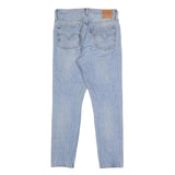 LEVI'S 501S Womens Jeans Blue Slim Skinny Denim Light W27 L28 Distressed Style