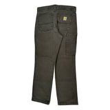 Carhartt Carpenter Trousers - 31W 30L Grey Cotton