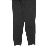 DIESEL Womens Cotton Blend Black Slim Skinny Trousers W32 L26 Zip Closure